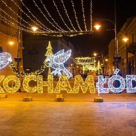 I Piotrkowska Z Wielkim Lustrem, Balkonem I Klimatyzacja Lejlighed *