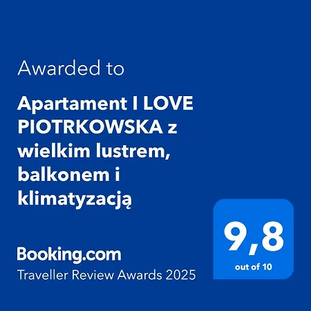 I Piotrkowska Z Wielkim Lustrem, Balkonem I Klimatyzacją Łódź