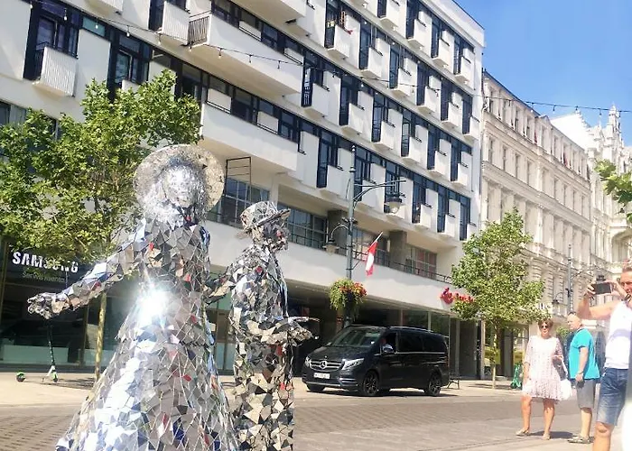 I Piotrkowska Z Wielkim Lustrem, Balkonem I Klimatyzacja