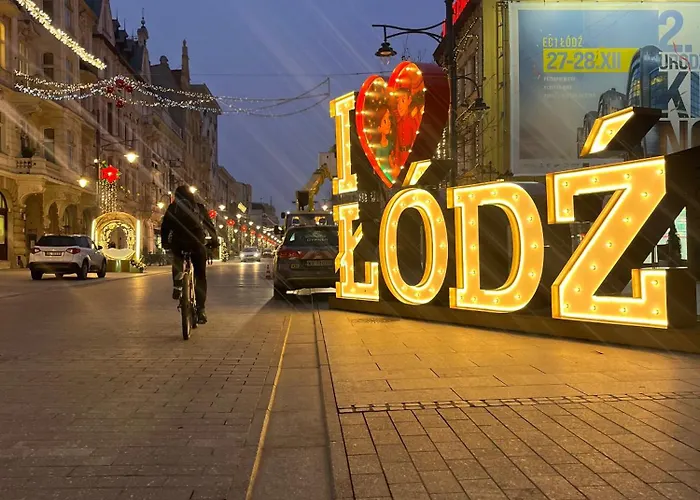 I Piotrkowska Z Wielkim Lustrem, Balkonem I Klimatyzacja Lejlighed Łódź